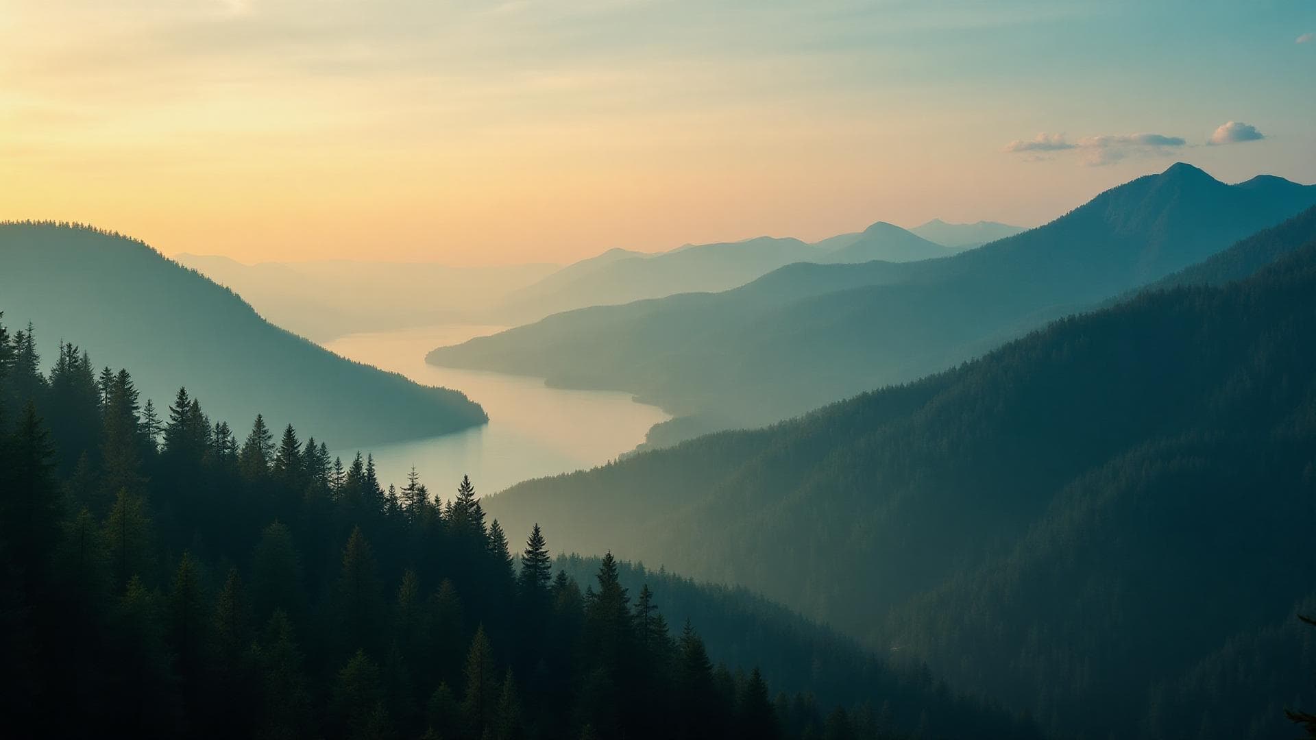 Mountain landscape representing elevation and growth